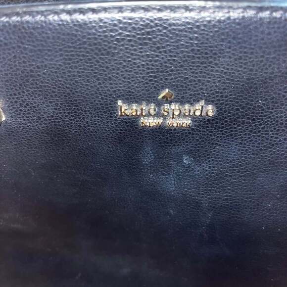 Kate Spade Hayden Jackson Street Leather Satchel Black - Picture 4 of 5